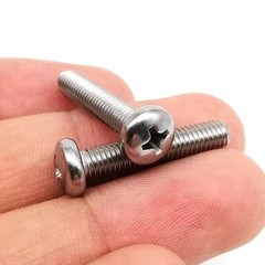 10/50 Phillips Pan Head Machine Screws Bolts Assorted Sizes Stainless Steel 304