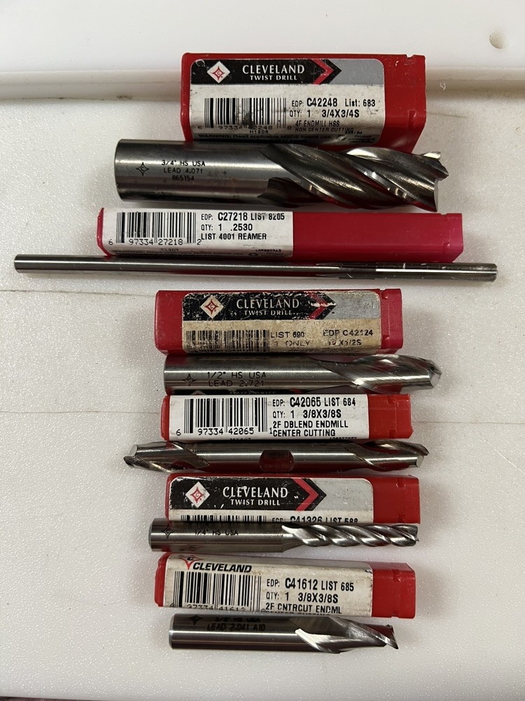 Cleveland 6X Bits 3/8×3/8, 1/4, 3/8×3/8, 1/2, 0.2530, 3/4. See Below For List