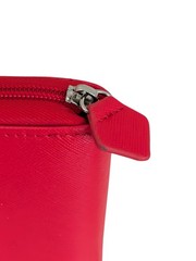 Filofax Red Saffiano Personal Compact Zip Organizer Leather Cash Budgeting