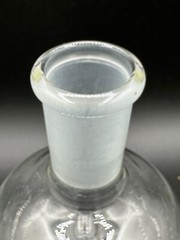 ADAMS & CHITTENDEN Glass 250mL Bump Trap 24/40 Upper Outer 14/20 Lower Inner Jts