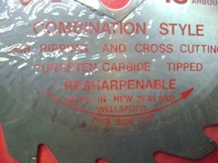 CARBIDE TIPPED ACU-EDGE CIRCULAR SAW BLADE 6 1/2 18 TOOTH