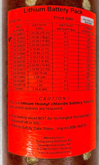 Kongsberg Maritime L10/36 (18/30) Transponder battery 290-101665 lithium battery