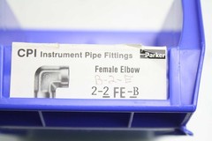 7 New Parker 2-2 FE-B CPI Female Elbows / 1/8″ FNPT to 1/8″ FNPT / Brass