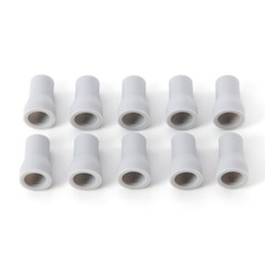 10pc Dental Saliva Ejector Strong Suction Rubber Snap Tip Adapter Replacement