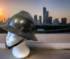 Darlingwell Full Brim Hard Hat w/ Fas-trac Sus.Type 1 Class C ANSI Z89.1 2014