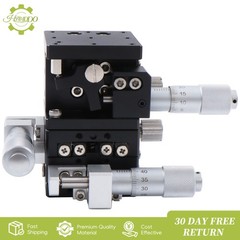 XYZ Axis Manual Precision Linear Stage 40x40mm Trimming Bearing Tuning Platform