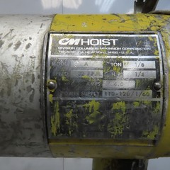 Lodestar Model A 1/8 Ton Electric Chain Hoist 10′ Lift 32FPM 115V 1Ph