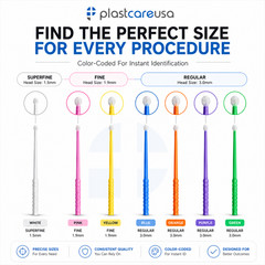400 Micro Brushes Applicators Microbrush Dental (Regular, Fine, Super Fine) Eye