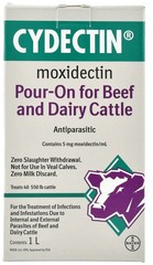 💥 Cydectin Pour-On Cattle Wormer & Applicator Gun Moxidectin Dewormer 1000mL 🔥