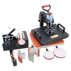 6in1 Multi-function Heat Press Machine Upgraded Multifunctional Professional Di