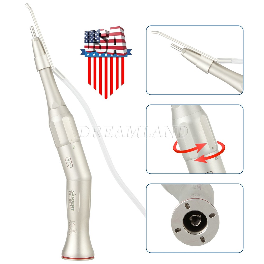 Dental Surgical Handpiece 20° Angle Straight Attachment 1:2 E-type NSK Style
