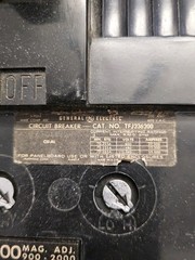 Used GE Circuit Breaker 200 Amp 600 Volt TFJ236200 200A Tested Works Fast Ship *