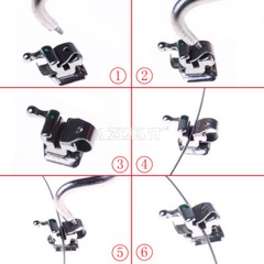 Dental Orthodontic Self Ligating Brackets Active Passive Roth MBT 022 Hooks 345
