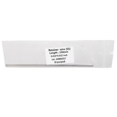 10 Pcs Dental Orthodontic Flat Strand Stainless Steel Lingual Retainer Wire