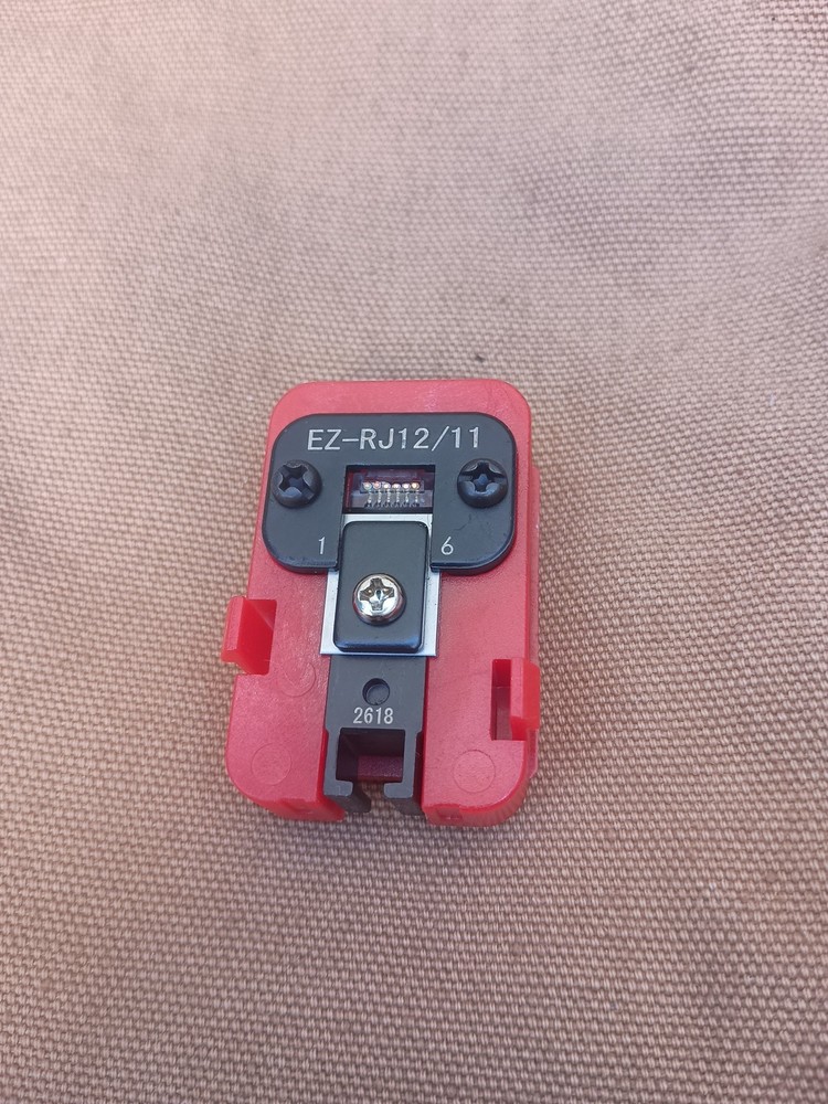Platinum Tools 100073C EZ-RJ12/11 Die for EXO Crimp Frame