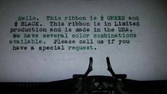 Hermes 2000 Manual Typewriter Ribbon with custom color options