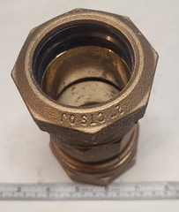 2″ Ford Meter Box Coupling CTS Quick Joint Lead-Free Brass