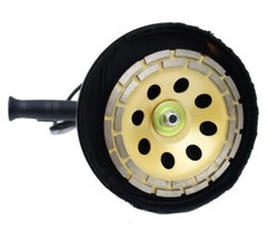 Concrete Cement Floor Wall Rough Grinder 220V 2600W 23.2LB φ180mm 1-3000r/min