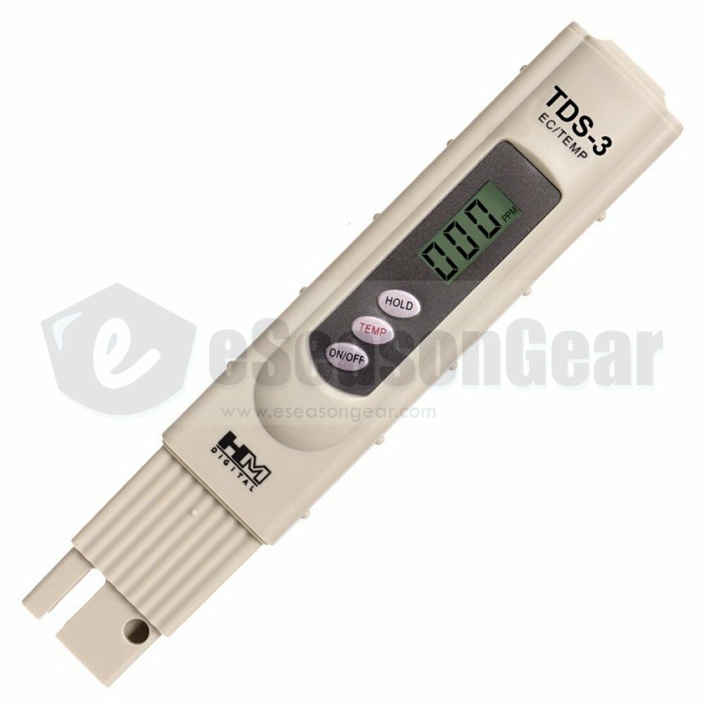 HM Digital TDS-3 Meter, 0-9990 ppm Water Purity Quality TDS Tester TDS3 NEW