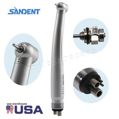 Dental High Speed Handpiece Single Water Spray Push Button 4 Hole Air Turbine
