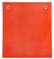 (8 Pack) Oversize Load Sign Flags Traffic Safety Warning – 18 X 18- ORANGE Mesh