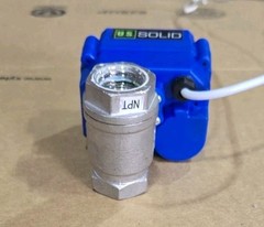U.S. Solid Motorized Ball Valve 1/2 in SS 9-24V AC/DC