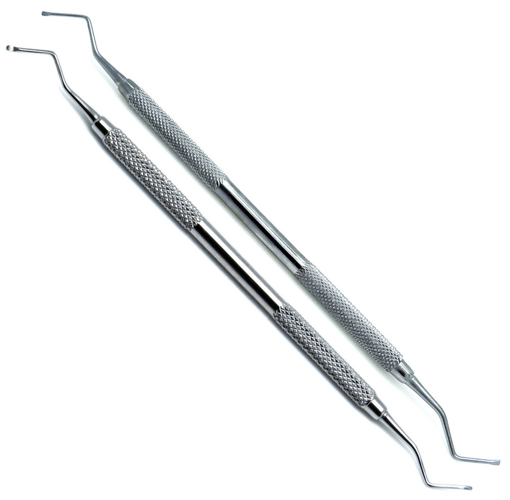 2 Pcs Dental Excavator 815-A & 816-B Spoons 1.2mm, 1.4mm Restorative Instruments