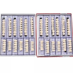 168Pc Dental Acrylic Resin False Teeth 23# Shade A1 Denture Full Upper Lower NEW