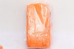 12 pairs of Ansell Orange Heavyweight Flocked 13 ” Gloves #208 Size 9