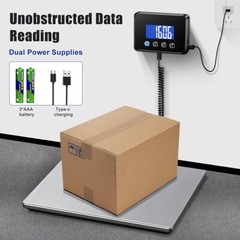 200kg 440lbs LCD Digital Postal Parcel Scales Platform Postage Shipping Weighing