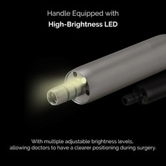 2 in1 Dental LED Piezo Surgery Implant Motor Bone Cutter System & 20:1 Handpiece