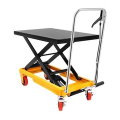 226.8kg/500lbs Hydraulic Scissor Lift Table Handling Transport Lifting Platform