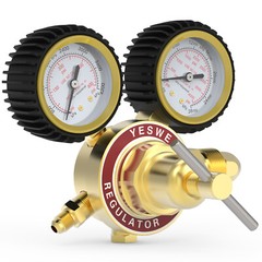 Nitrogen Regulator with Hose, 0-600&0-4000PSI Output Pressure, CGA580 Connection
