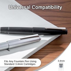 5Pcs Fountain Pen Ink Converter Universal Cartridges for Pens International