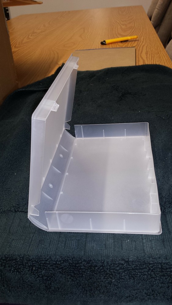 50 NEW HIGH QUALITY STANDARD VHS CASES,FULL SLEEVE NO HUB CLEAR PSV14 FREE SHIP
