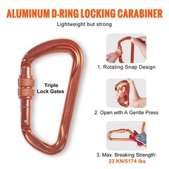 Steel Core flipline 1/2″ x 12′ Arborist Climbing Safety Lanyard Tree