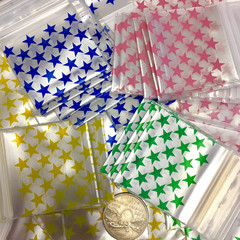 BaggiesSince1987 – 175175 ZipSeal DESIGN BAGS 100PCS METALLIC PRINT, 👀Details🔽