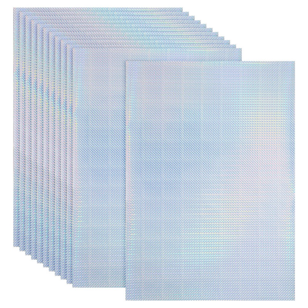 12x8in Printable Holographic Sticker Paper 12 Sheets Reptile Pattern