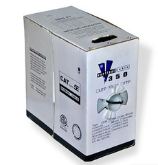 Vertical Cable 059-486/CMXT UTP CAT5E LSZH Direct Burial Waterproof Black 230 ft