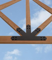 Simpson Strong-Tie APGP1212 Outdoor Accents Mission Gable Plate 12:12 Pitch
