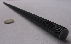 4140 Steel Threaded Rods, Grade B7, RH, 5/8″-18 x 1 Foot Length, Pkg of 2 Unit