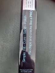 White Quartz Countertop Repair Kit for Chips, Cracks & Scratches