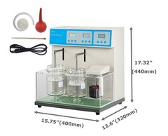 Tablet Disintegration Tester with Auto-Temp Control, Smart Dual-Cup Time Limit