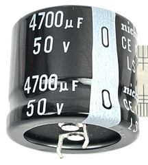 Nichicon 50V 4700uF 25x30mm 85C Snap In Capacitor MHC