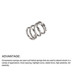 Compression Spring Various Size 0.4-2mm Diameter & 10mm Length Pressure Small
