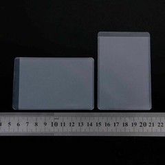10pcs Soft Plastic Clear Credit Card Sleeves Protectors Dustproof Waterproof
