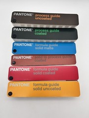 6 PANTONE Color Process And Formula Guides Assorted VERY NICE!