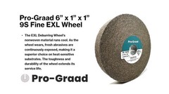 EXL Deburring Wheel – 6″ x 1″ x 1″ 9S Fine Grit – Silicon Carbide – Metal Deb…