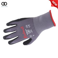 Safety Work Gloves MicroFoam Nitrile Coated Foam Gloves L-Size/12 Pairs