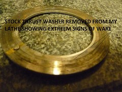 SOUTH BEND 10L HEAVY 10 LATHE REPLACEMENT THRUST WASHER
